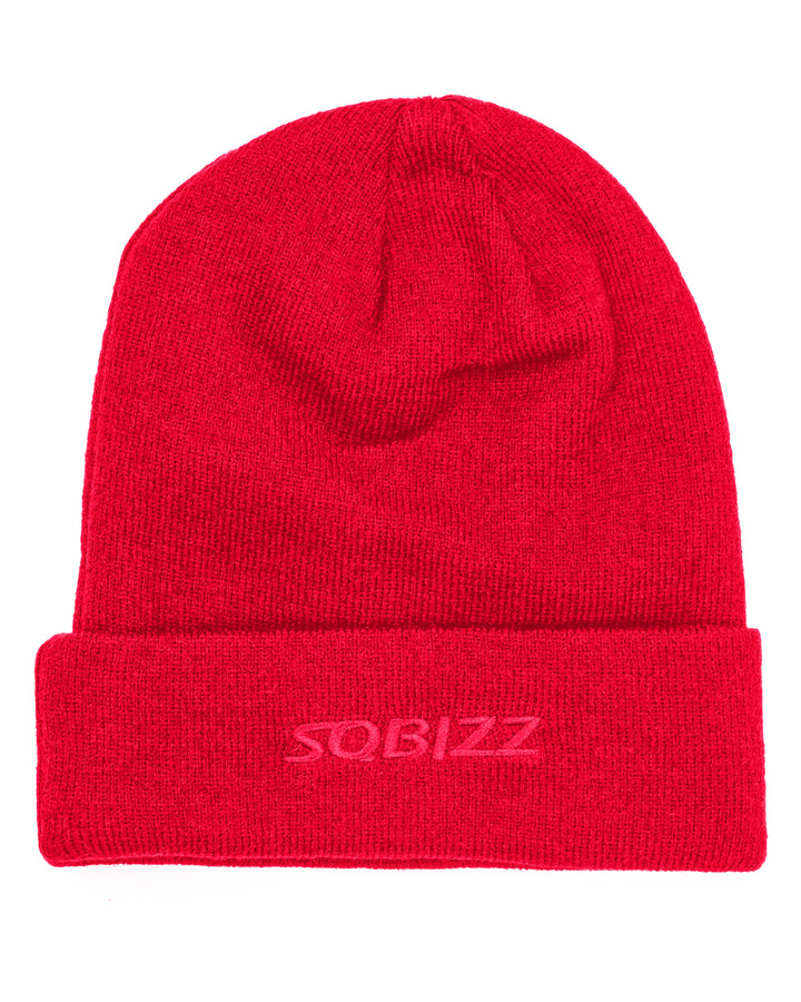 Club Beanie in Red