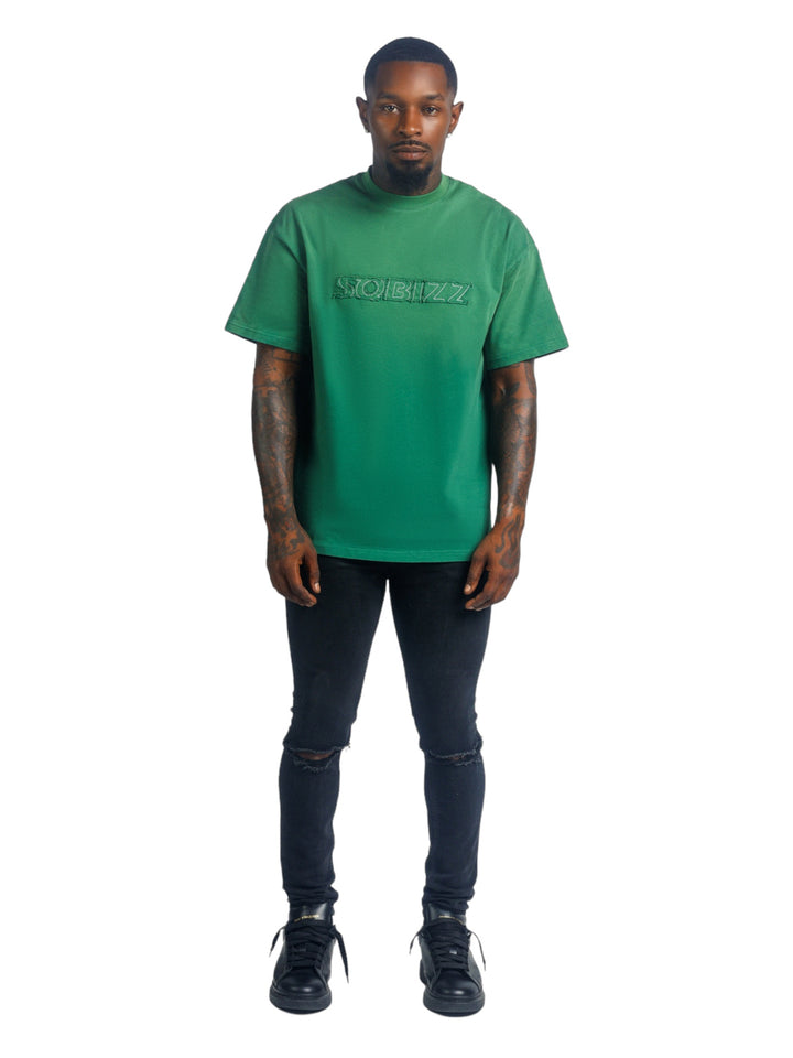 Slate Tee Green Washed