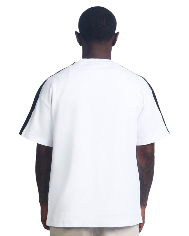 Dash Tee in White/Black