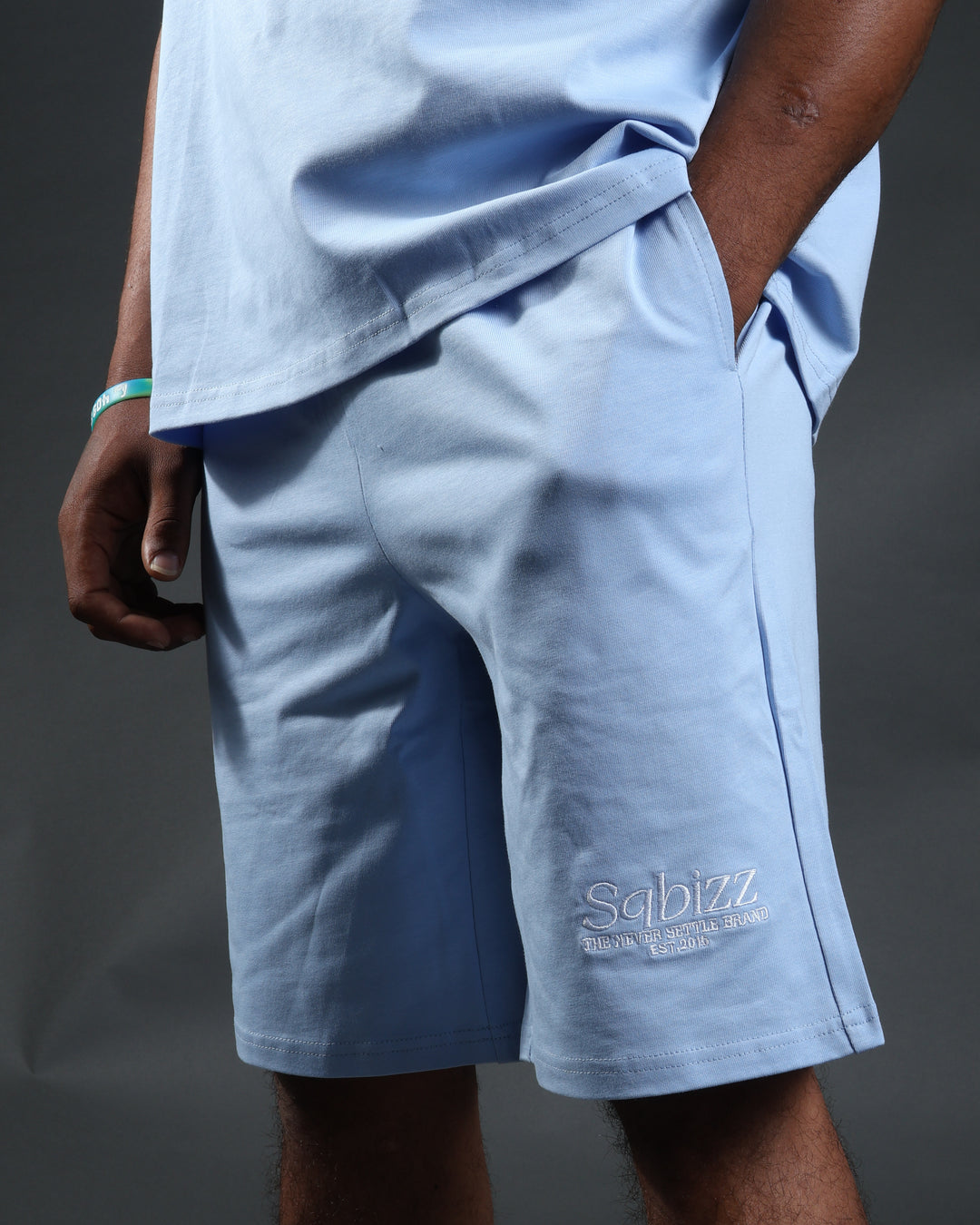 Prestige Shorts in Babyblue/White