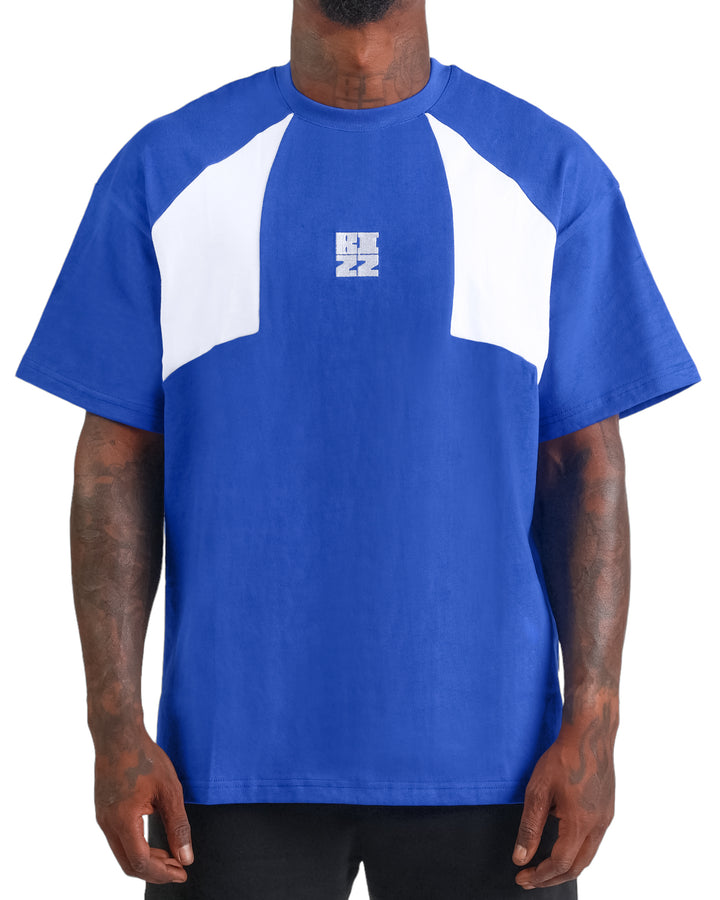 Ville Tee in Royal/White