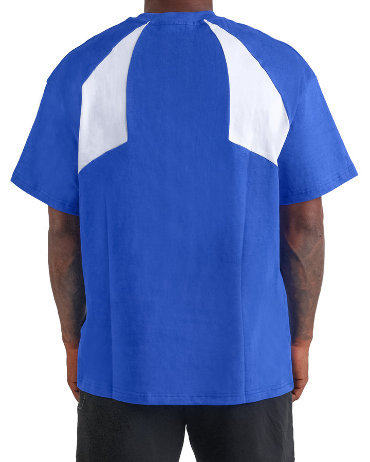 Ville Tee in Royal/White