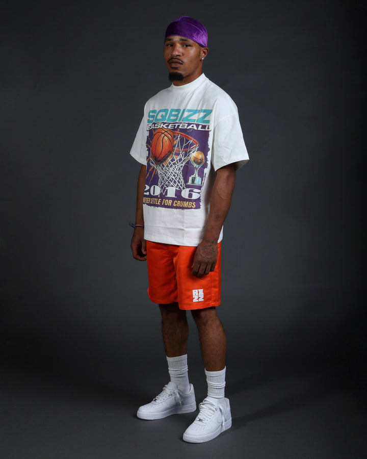 Above The Rim Tee in White