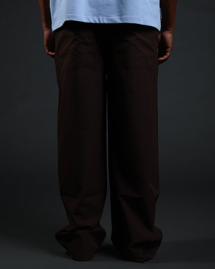 Summit Windpants in Brown/Lightblue