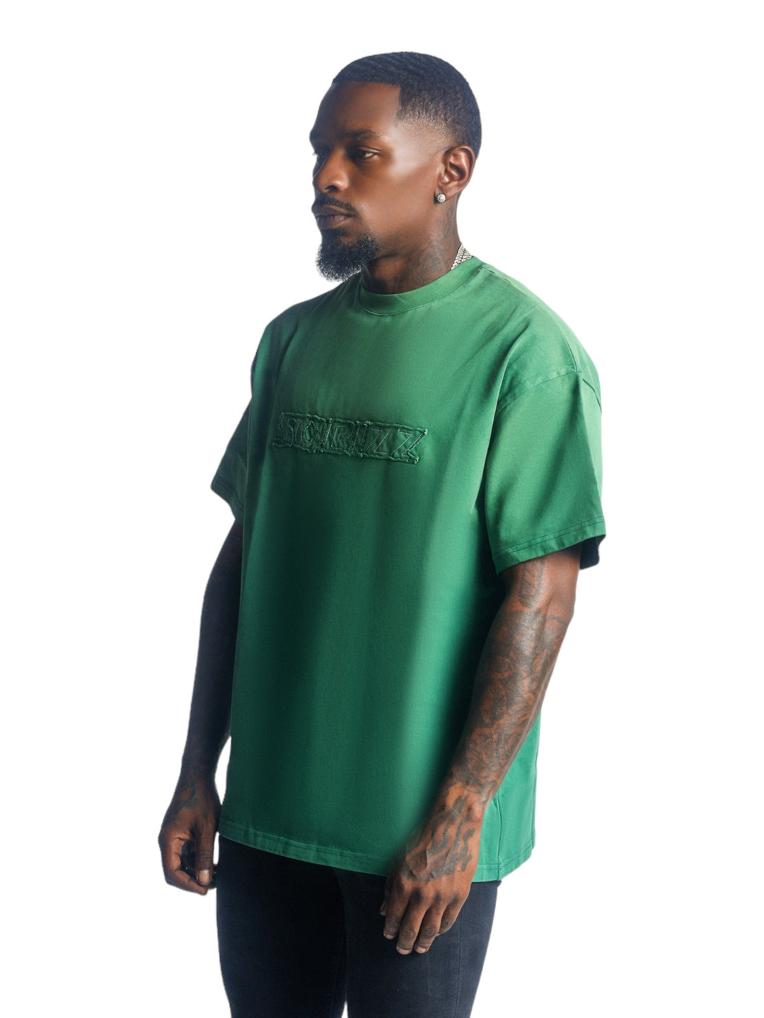 Slate Tee Green Washed