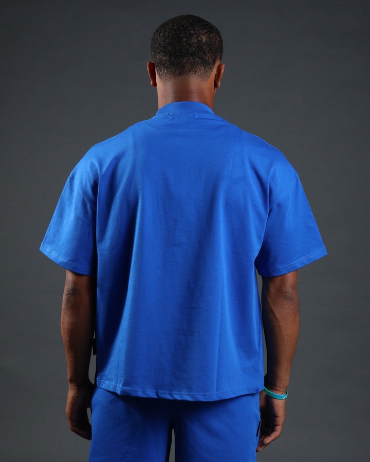 Prestige Tee in Royal/White
