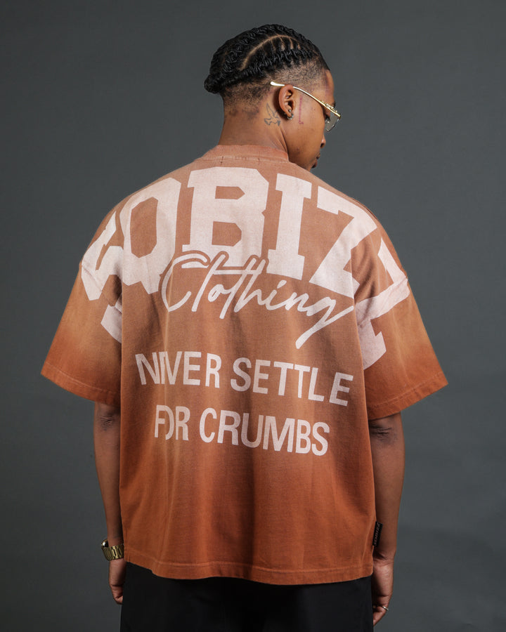 Vintage Motto Tee - Wheat