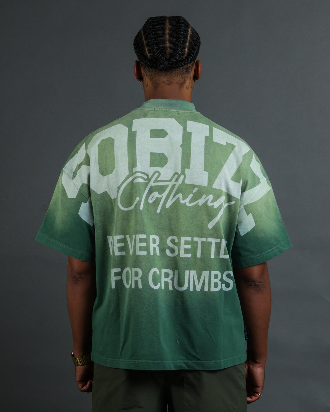 Motto Tee - Vintage Green