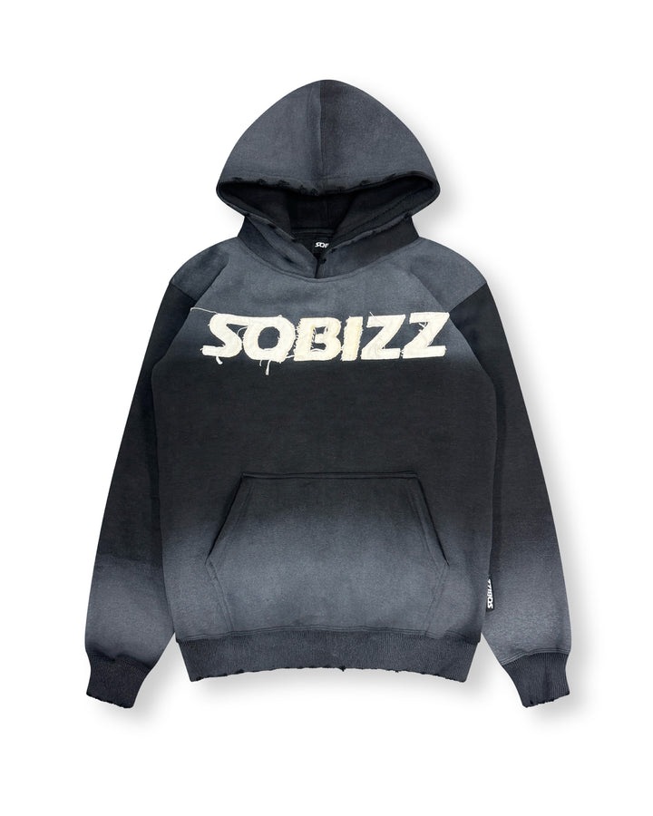 Summit Hoodie in Black/White