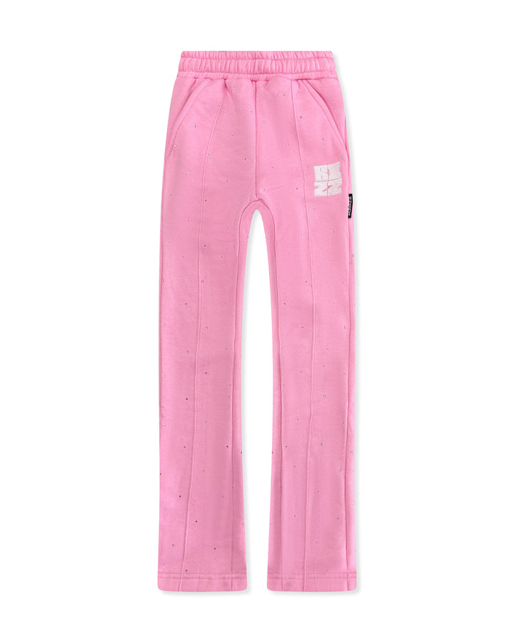 Stud StackJaxx Pants in Pink/White