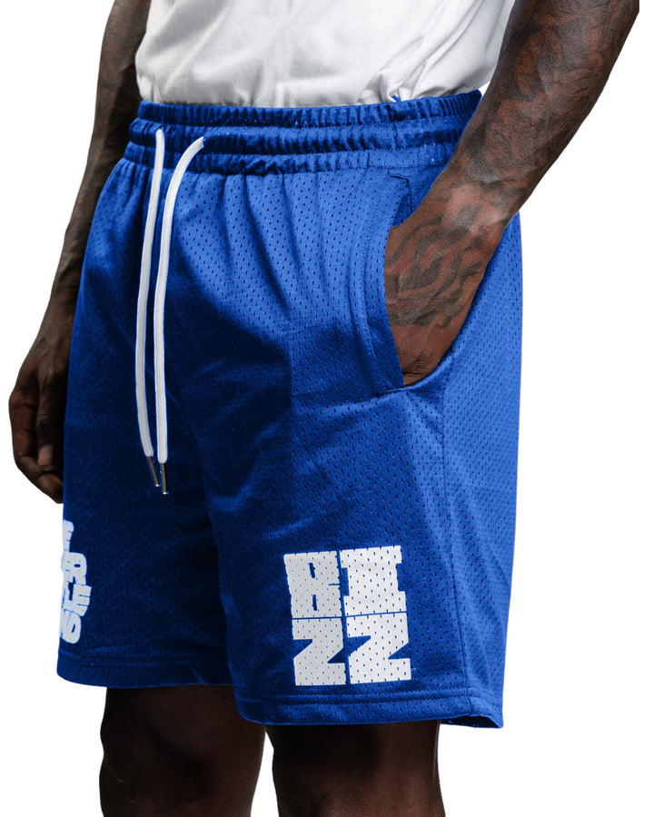 Overtime Shorts in Royal/White