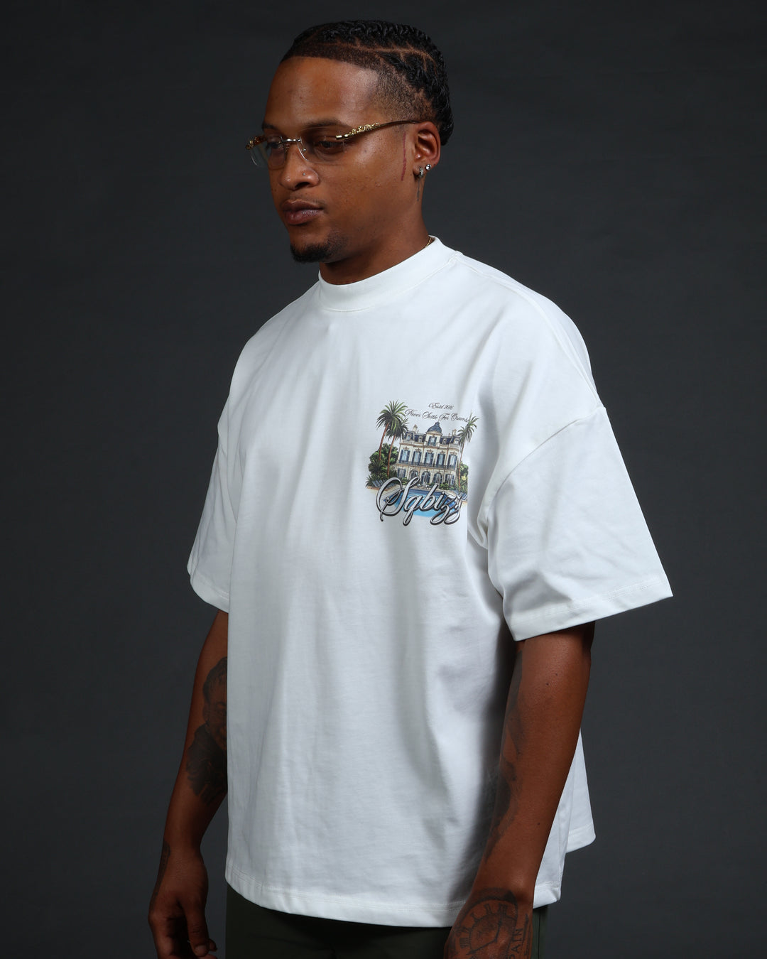 Manifest A Mansion Tee In White