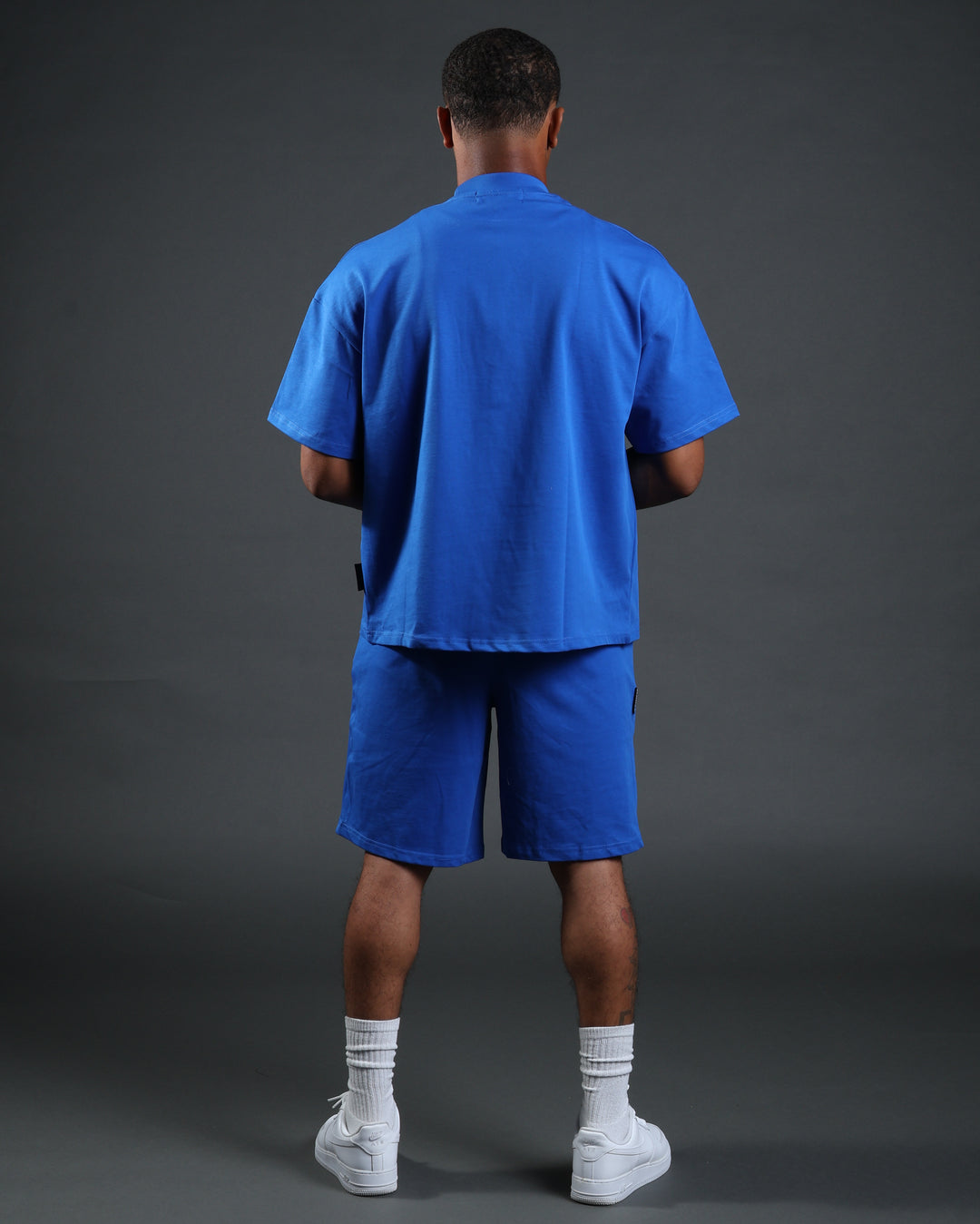 Prestige Tee in Royal/White