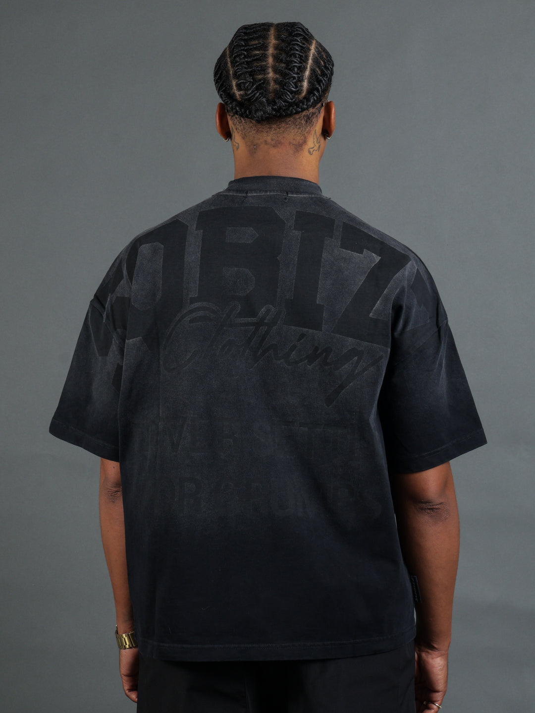 Motto Tee - Vintage Black