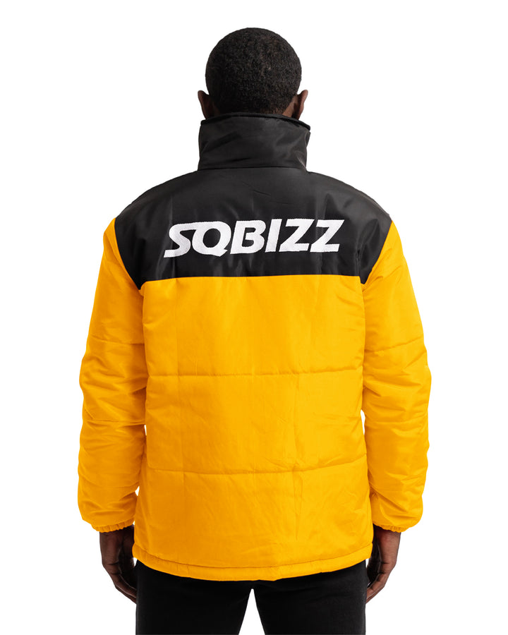 Club Puffer Jacket In Yellow/Black