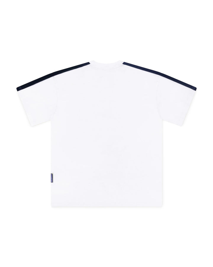 Dash Tee in White/Black