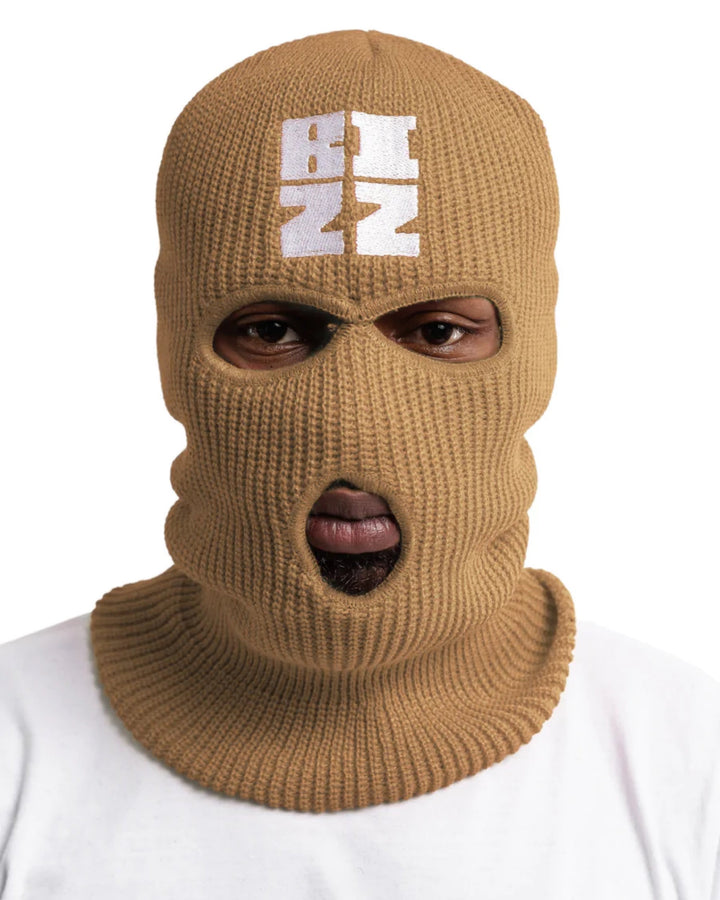 Bizz Balaclava in Khaki/White