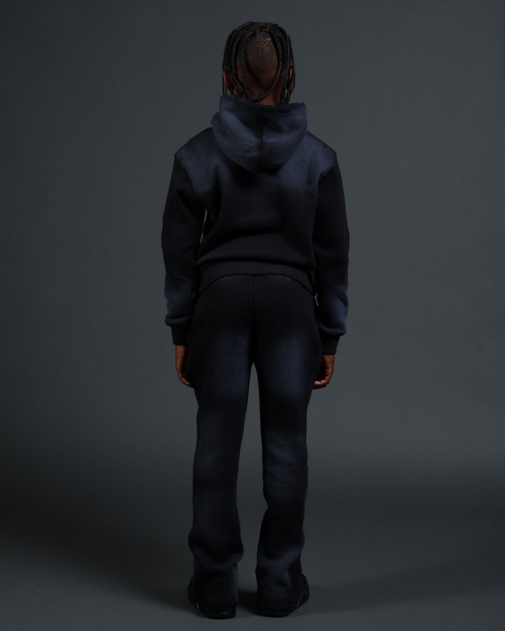 Kids Summit Hoodie in Black/White