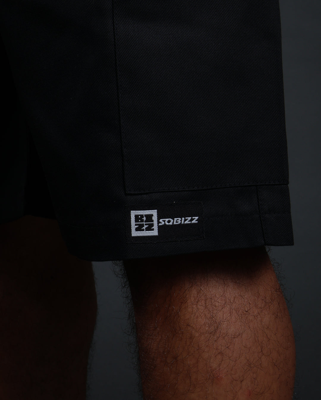 Hussle Work Shorts in Black