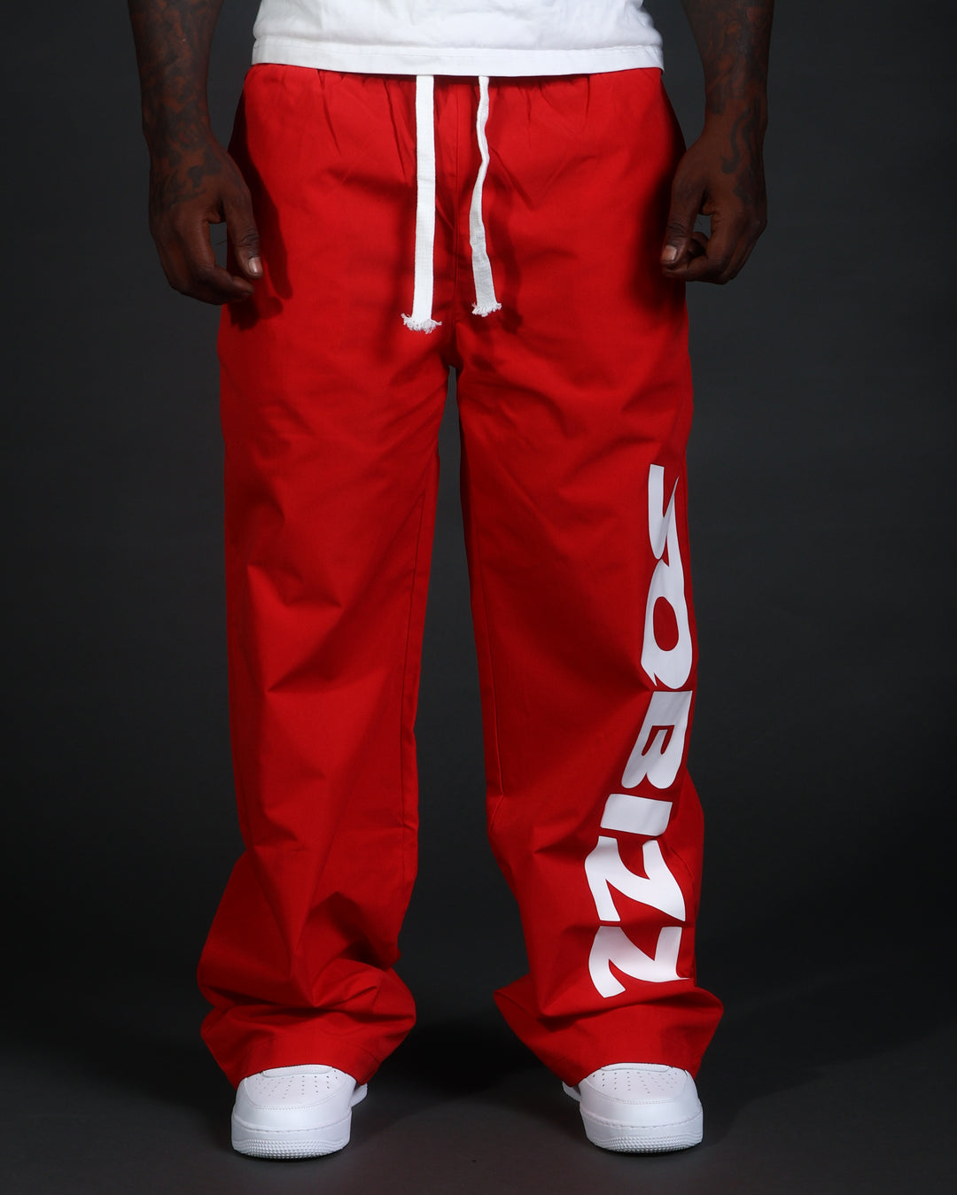 Summit Windpants in Red/White