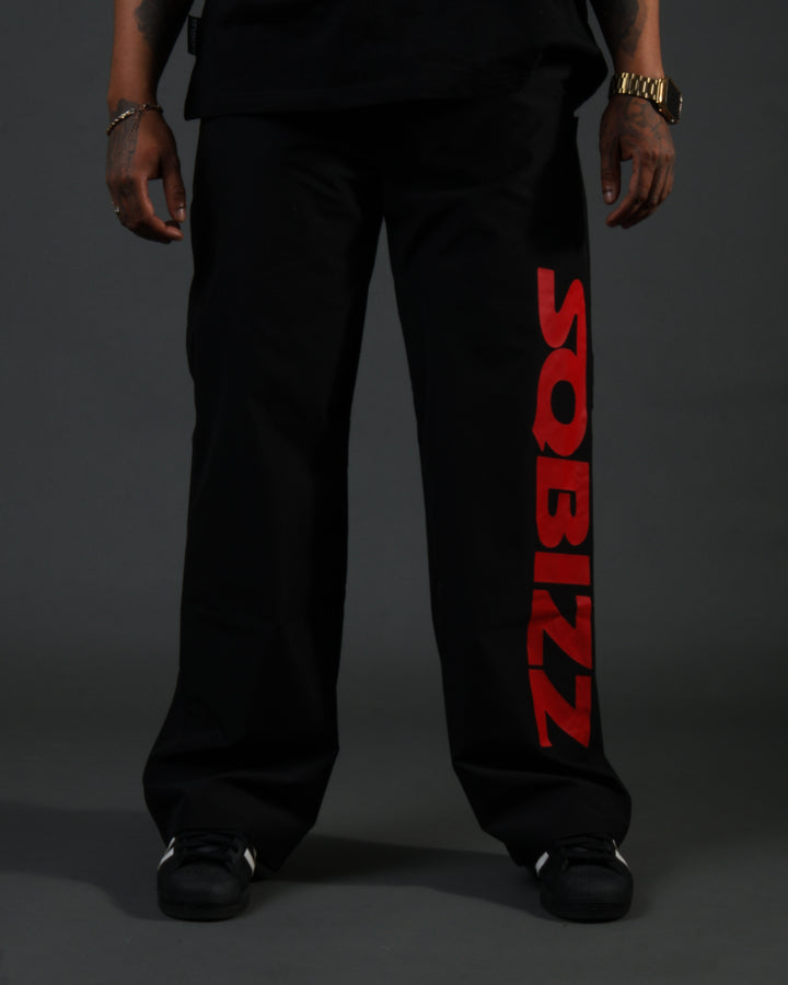 Summit Windpants - Black/Red