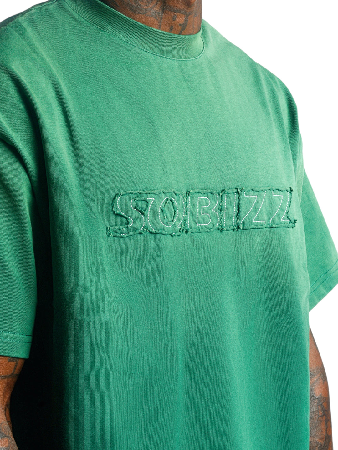 Slate Tee Green Washed