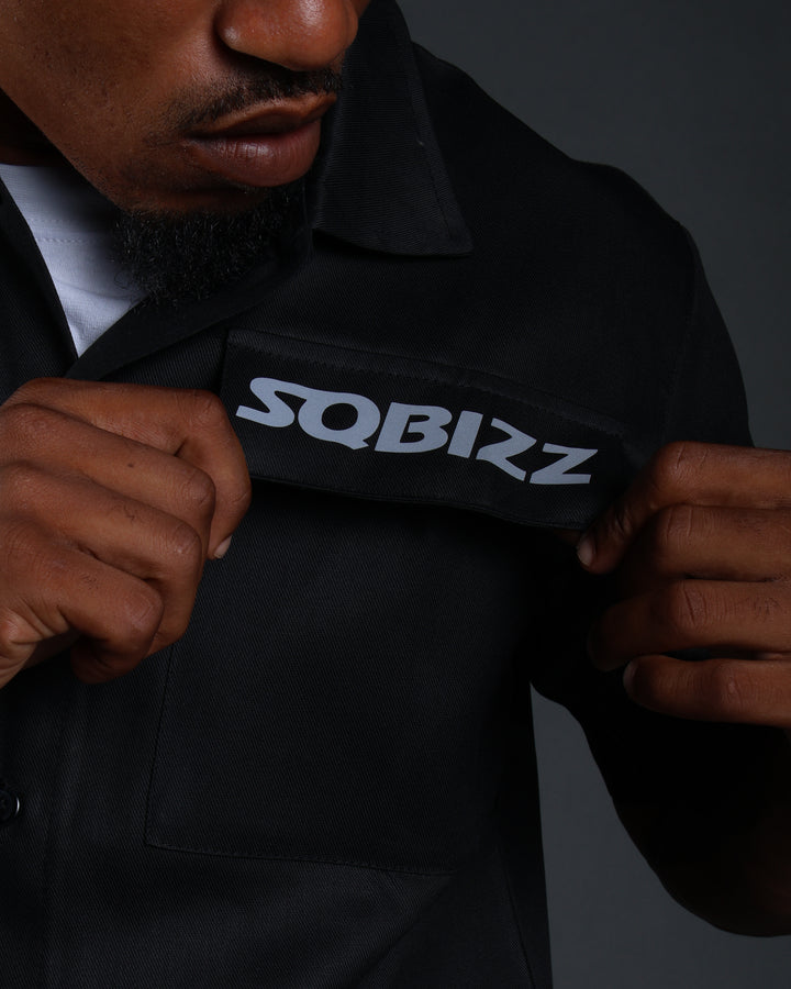 Hussle Work Shirt in Black