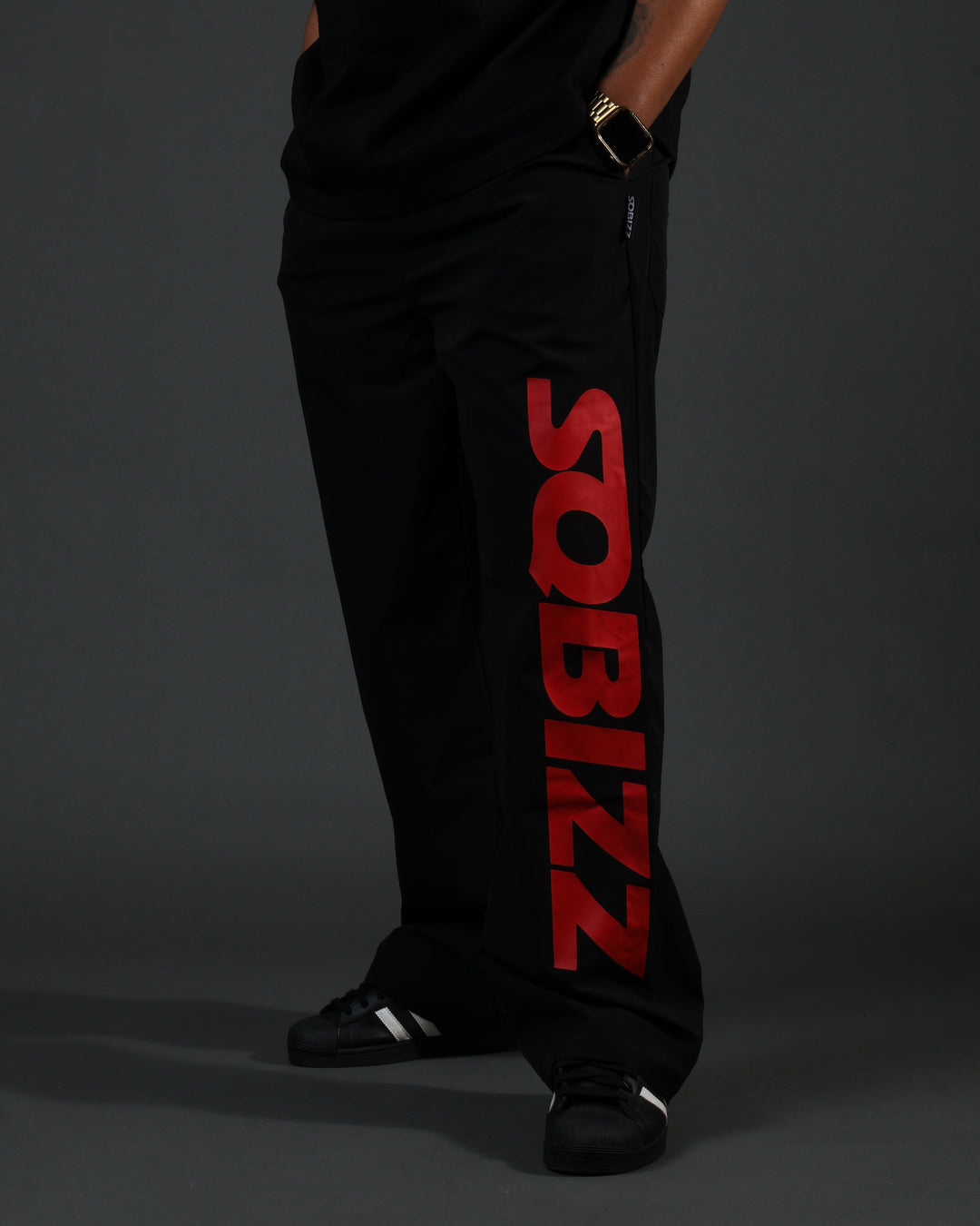 Summit Windpants - Black/Red