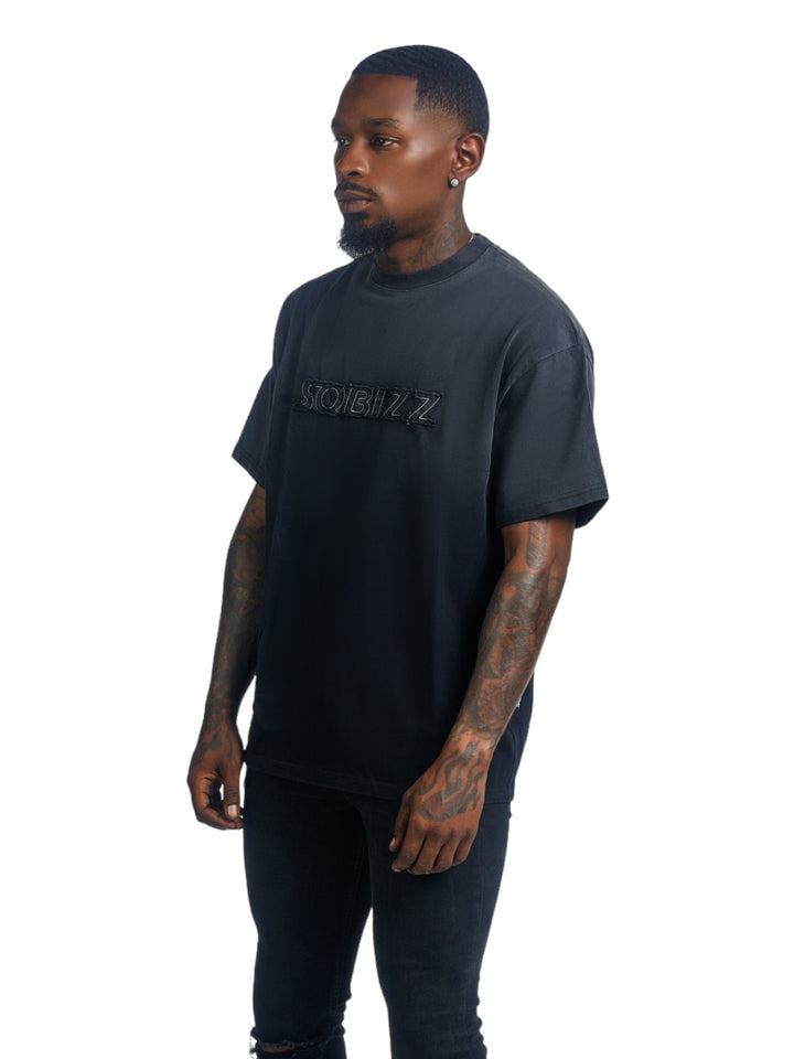 Slate Tee Black Washed