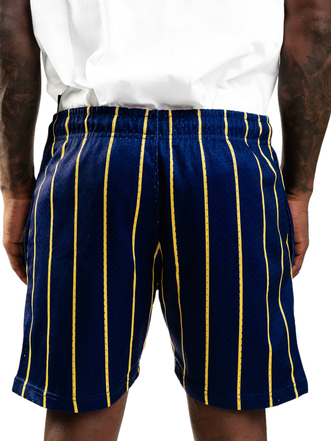 Alumni Shorts in Navy/White/Yellow