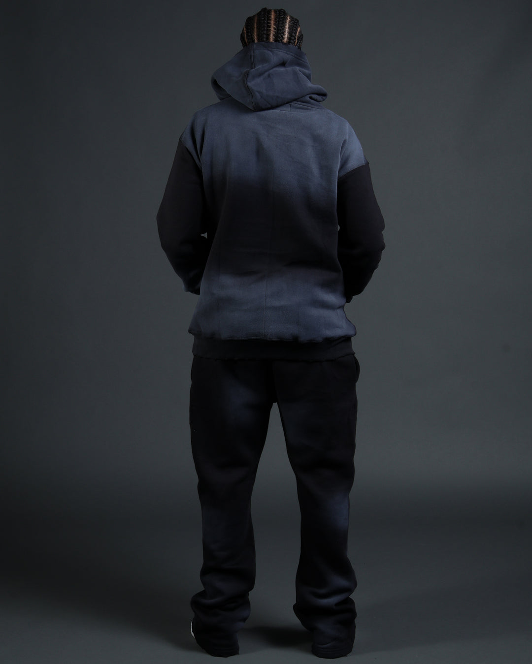 Summit Hoodie in Black/White