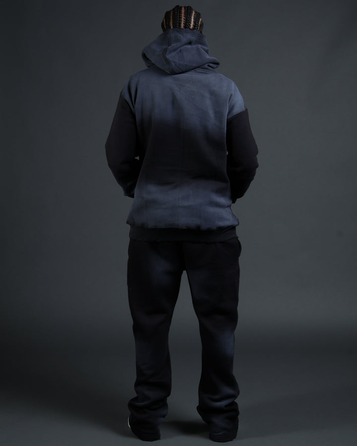 Summit Hoodie in Black/White