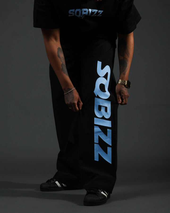 Summit Windpants - Black/Babyblue