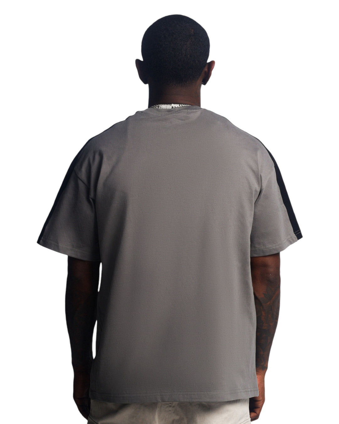 Dash Tee in Darkgrey/Black/White