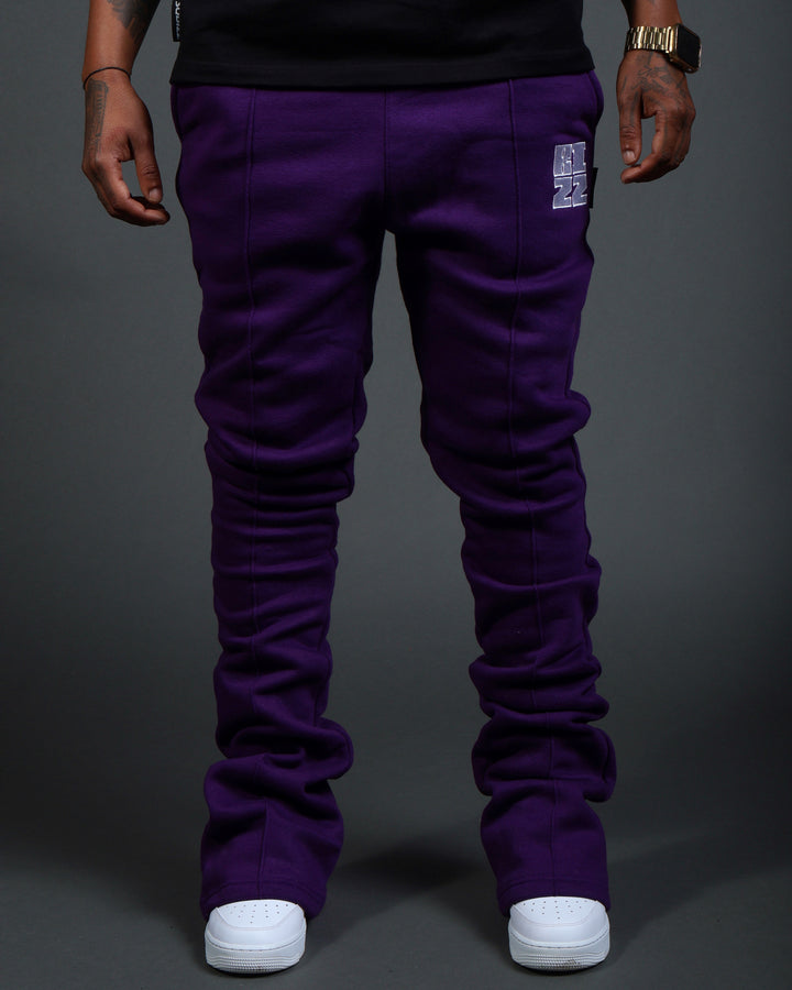 StackJaxx Pants in Purple