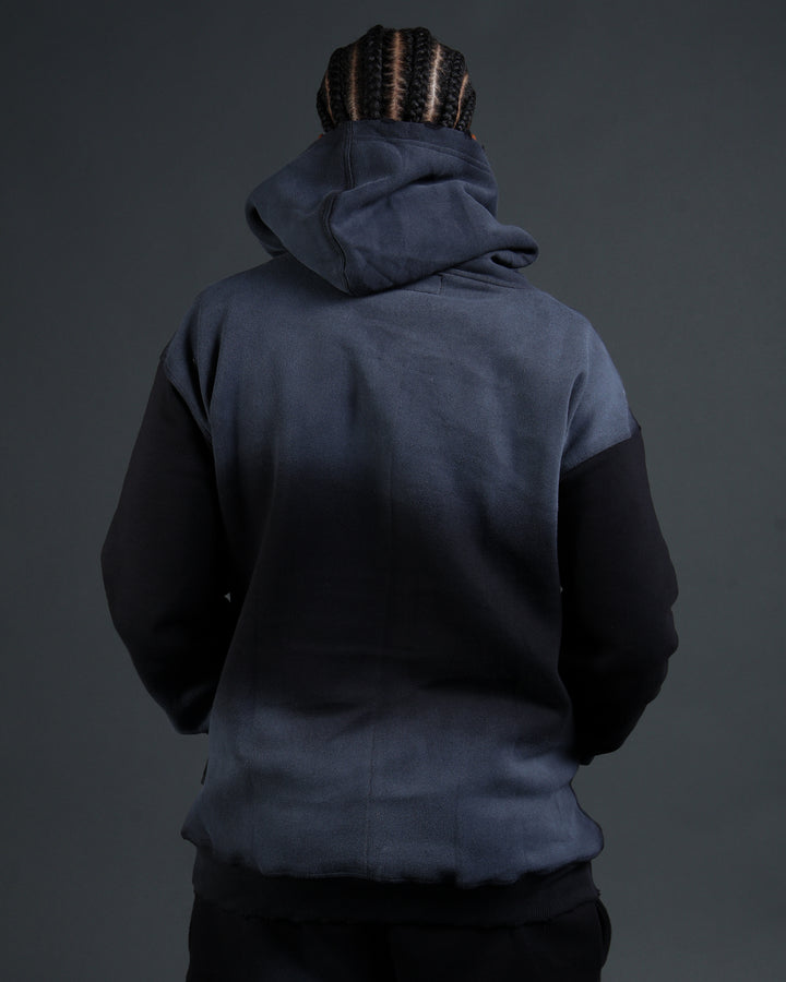 Summit Hoodie in Black/White