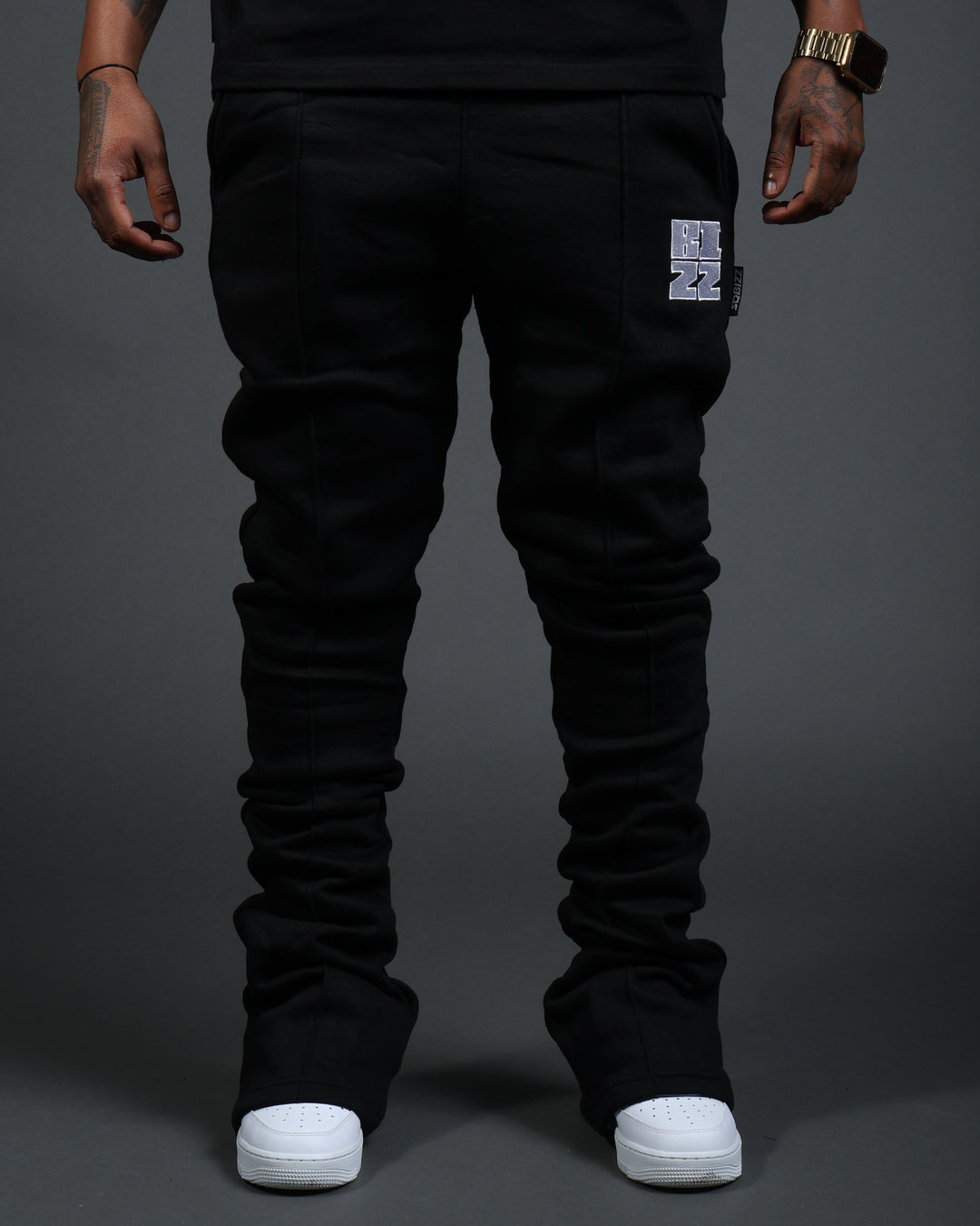 StackJaxx Pants in Black