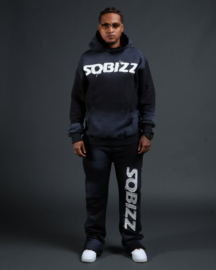 Summit Sweatpants in Black/White