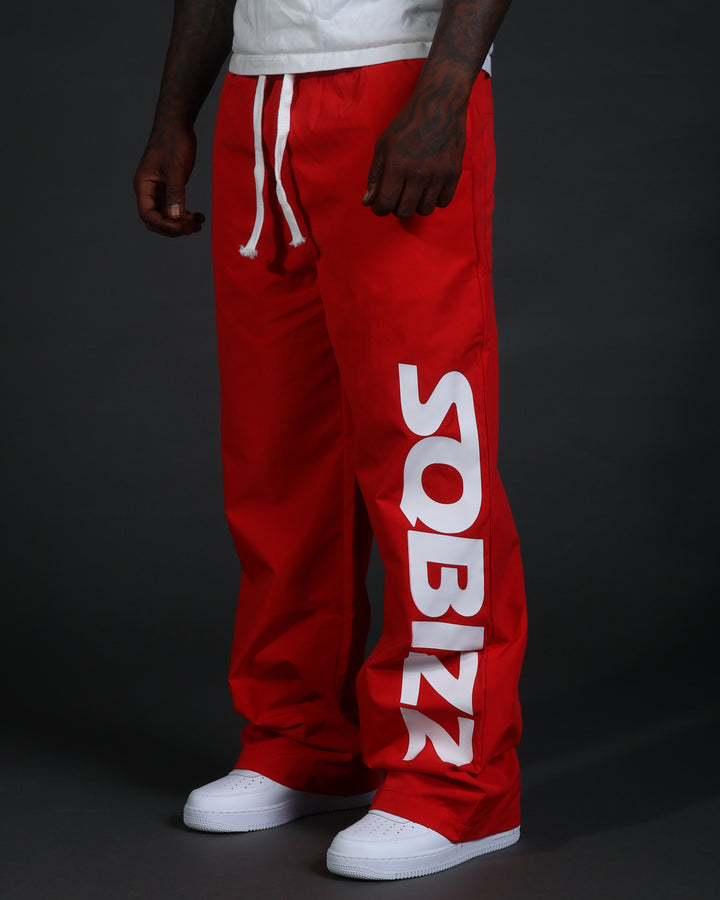 Summit Windpants in Red/White