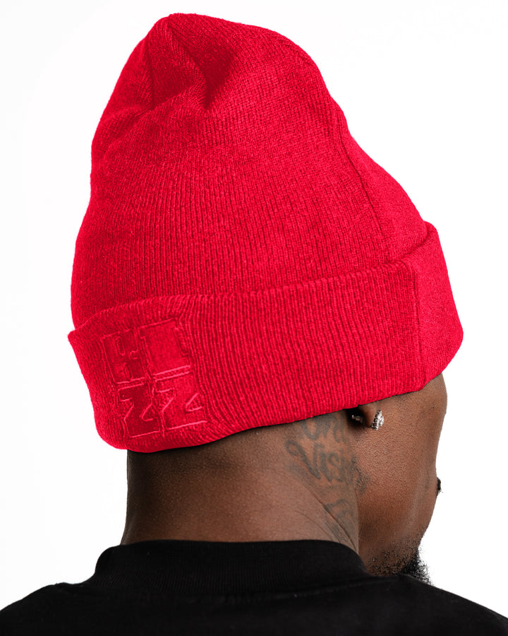 Club Beanie in Red