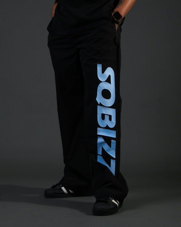 Summit Windpants - Black/Babyblue