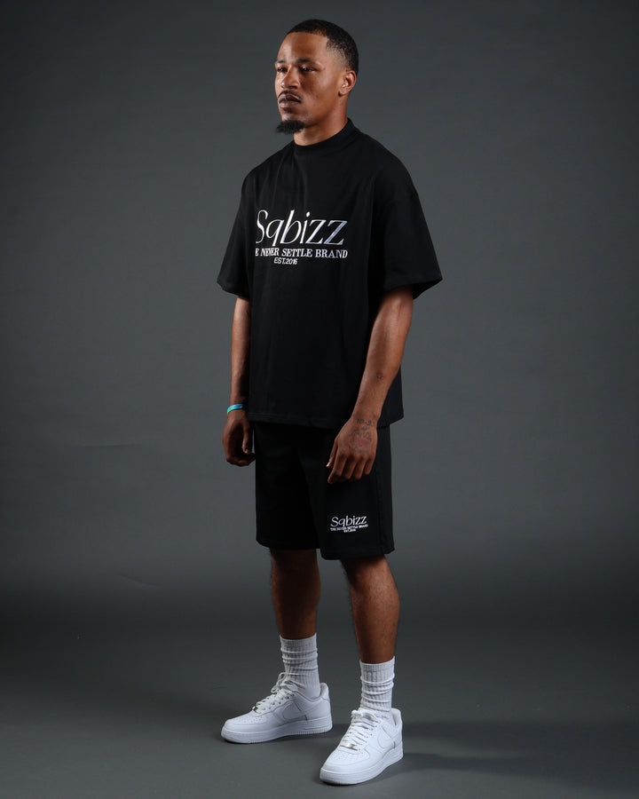 Prestige Shorts in Black/White