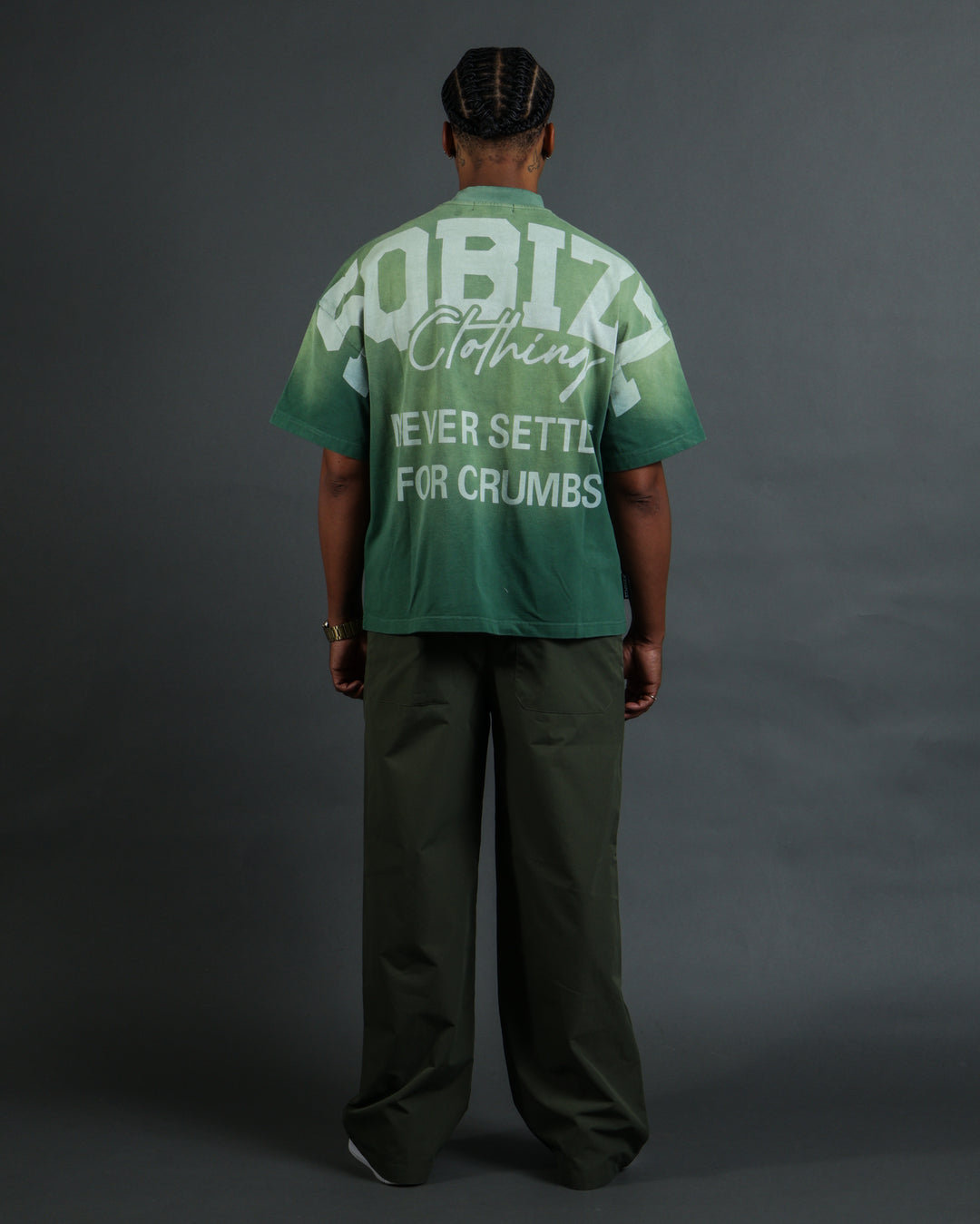 Motto Tee - Vintage Green