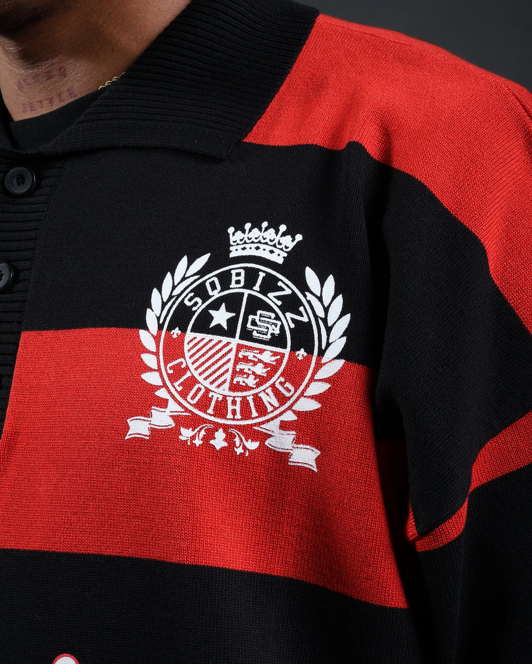 Prestige Polo in Red/Black