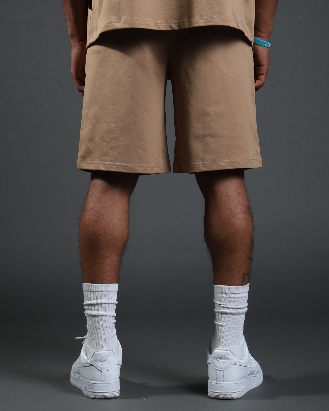 Prestige Shorts in Tan/White