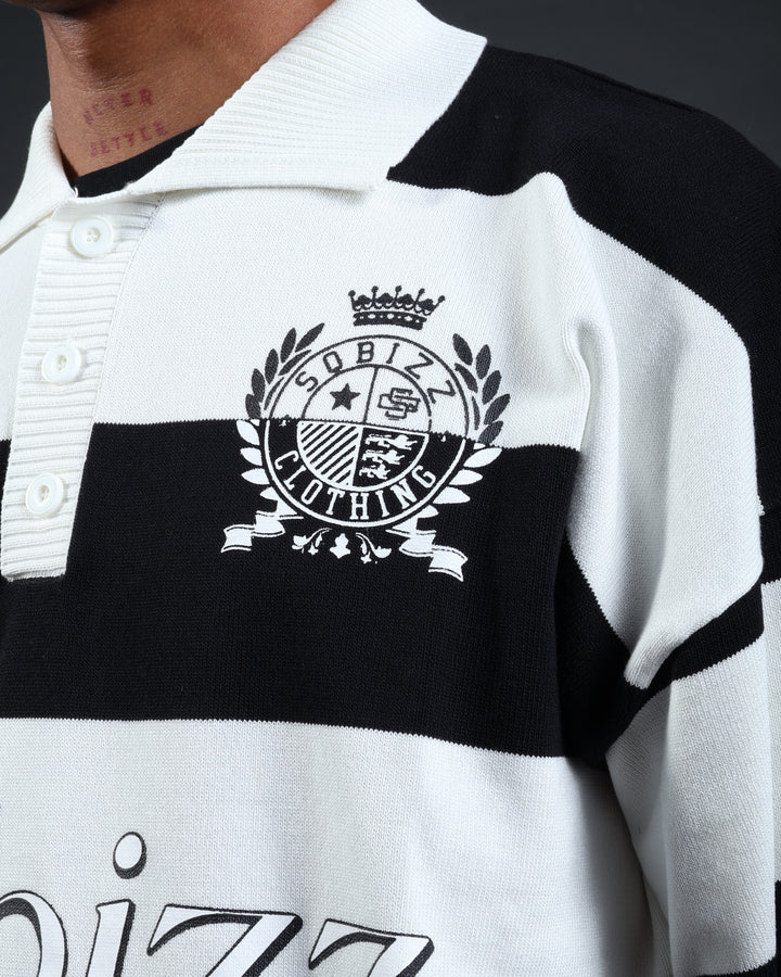 Prestige Polo in Black/White