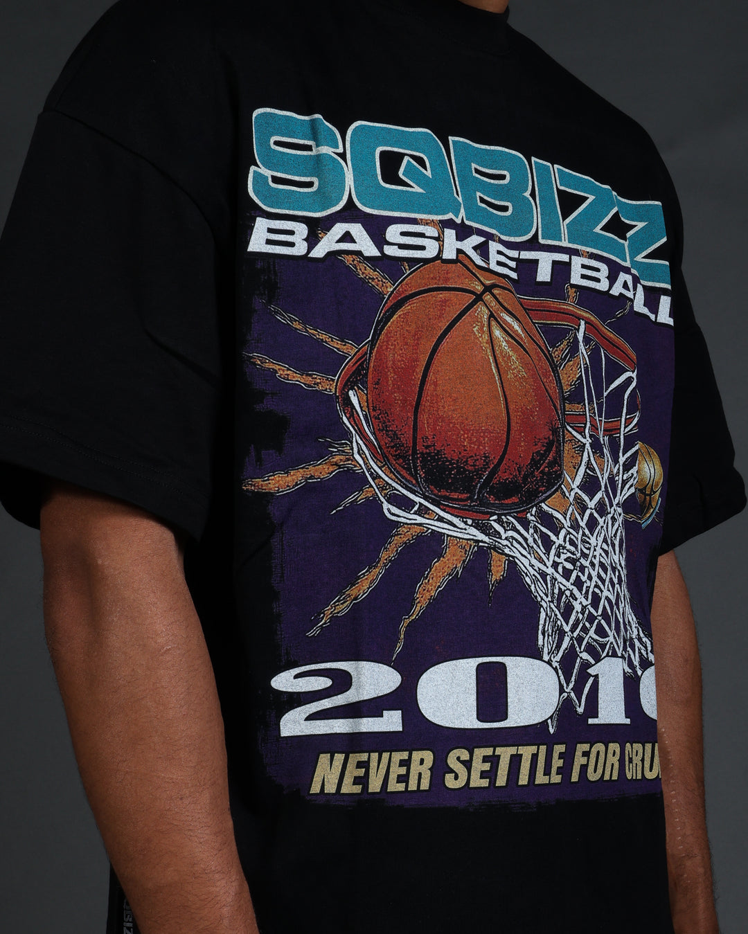 Above The Rim Tee in Black