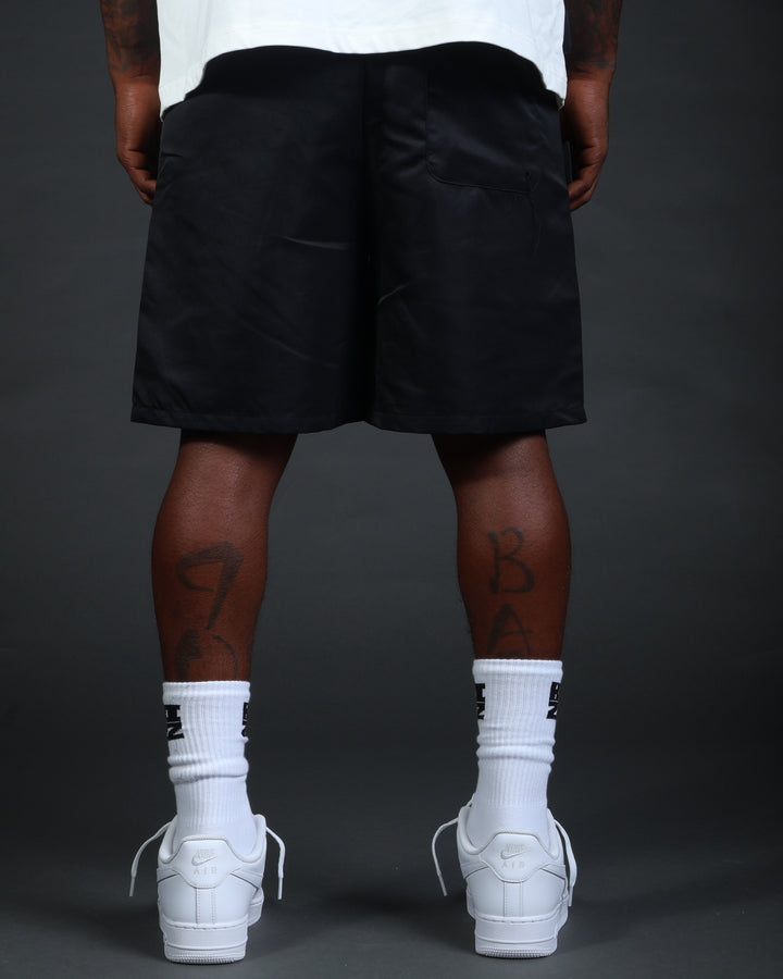 Club Shorts in Black/White