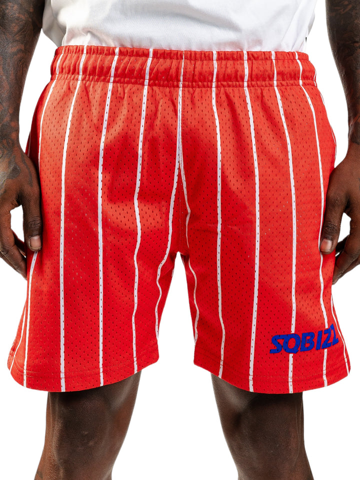 Alumni Shorts in Red/White/Royal