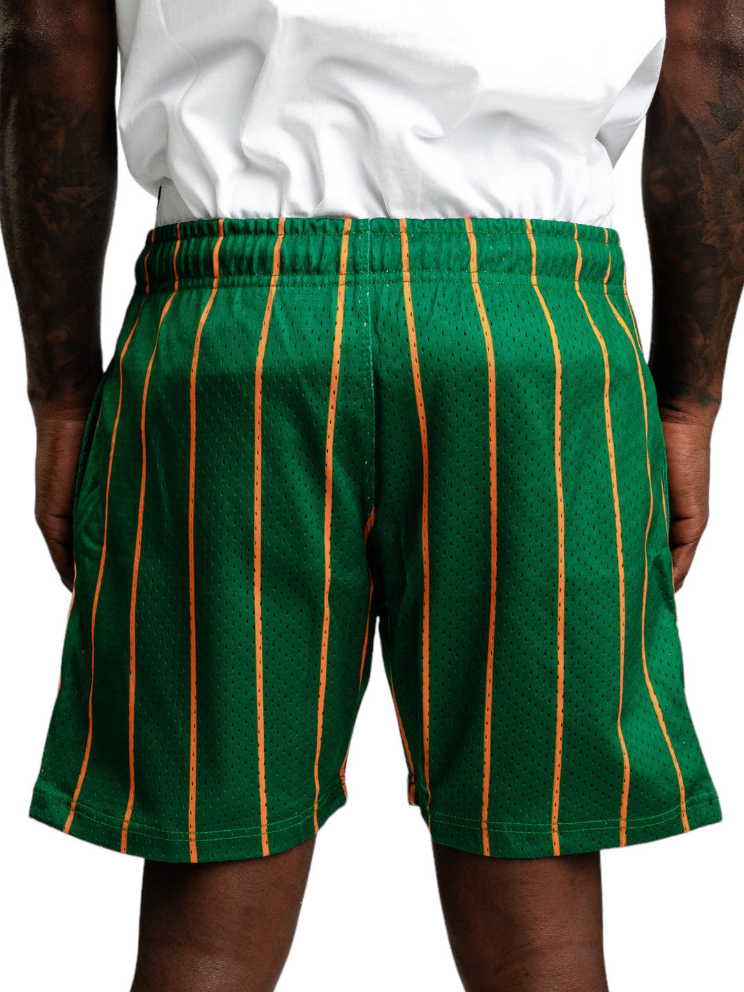 Alumni Shorts in Green/Orange/White